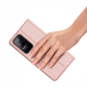 Калъф тип книга DUX DUCIS Skin Pro - Xiaomi Poco F4 розов - Img 7