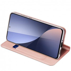 Калъф тип книга DUX DUCIS Skin Pro - Xiaomi Poco M6 Pro / Redmi 12 / 12R розов - Img 4