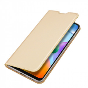 Калъф тип книга DUX DUCIS Skin Pro - Xiaomi Redmi 10C златист - Img 4
