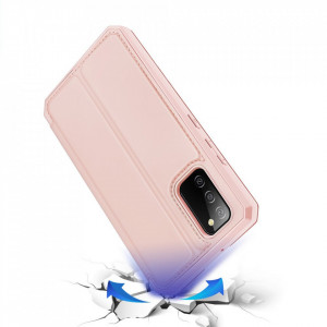 Калъф тип книга DUX DUCIS Skin X - Samsung Galaxy A02s / M02s розов - Img 4