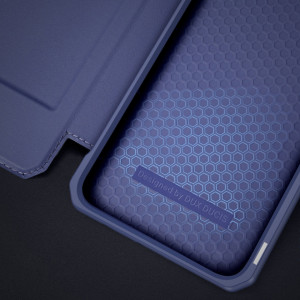 Калъф тип книга DUX DUCIS Skin X - Samsung Galaxy A03s син - Img 9