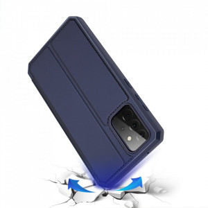 Калъф тип книга DUX DUCIS Skin X - Samsung Galaxy A72 син - Img 7