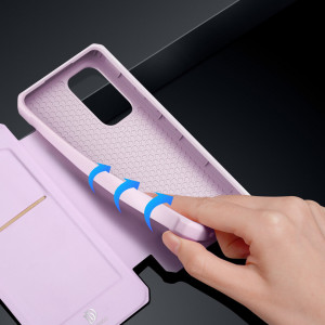 Калъф тип книга DUX DUCIS Skin X - Samsung Galaxy A73 5G розов - Img 10