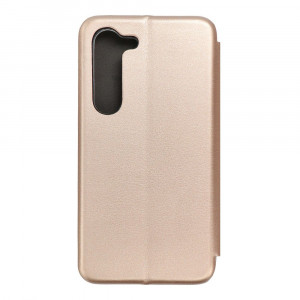 Калъф тип книга FORCELL Elegance - Samsung Galaxy S23 златист - Img 2