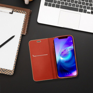 Калъф тип книга FORCELL Luna Gold - Xiaomi Redmi 9T червен - Img 9