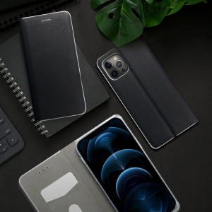 Калъф тип книга FORCELL Luna Silver - Samsung Galaxy A03s черен - Img 9