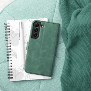 Калъф тип книга FORCELL Tender - Samsung Galaxy S22+ зелен - Img 3