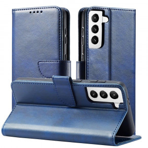 Калъф тип книга Magnet Elegant - Samsung Galaxy S22+ син - Img 17