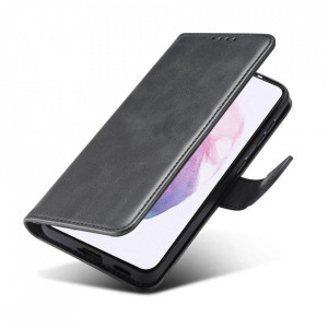 Калъф тип книга Magnet Elegant - Samsung Galaxy S22+ черен - Img 3