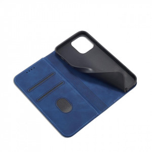 Калъф тип книга Magnet Fancy - iPhone 14 Pro син - Img 9