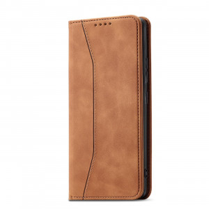 Калъф тип книга Magnet Fancy - Samsung Galaxy S23+ кафяв - Img 2