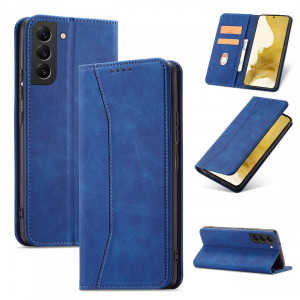 Калъф тип книга Magnet Fancy - Samsung Galaxy S23 син - Img 13
