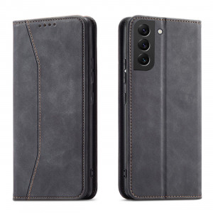 Калъф тип книга Magnet Fancy - Samsung Galaxy S23+ черен - Img 1