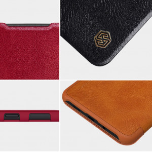 Калъф тип книга NILLKIN Leather - Samsung Galaxy A14 / A14 5G кафяв - Img 18
