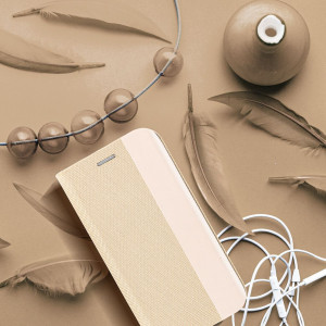Калъф тип книга Sensitive - iPhone 15 златист - Img 8