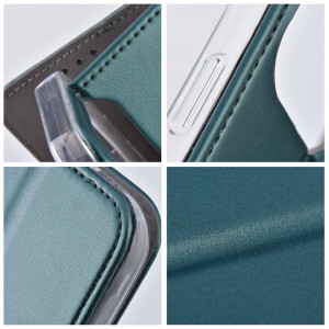 Калъф тип книга Smart Magneto - iPhone 15 Plus тъмнозелен - Img 4