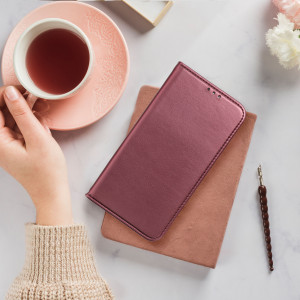 Калъф тип книга Smart Magneto - Samsung Galaxy S23+ бордо - Img 5