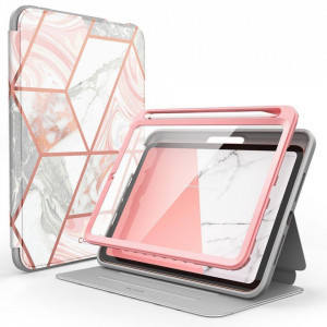Калъф 360° с магнитен капак и място за стилус SUPCASE Cosmo Pencil - iPad mini 8.3" (6th gen 2021) Marble - Img 1