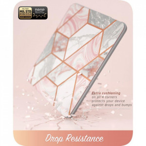 Калъф 360° с магнитен капак и място за стилус SUPCASE Cosmo Pencil - iPad mini 8.3" (6th gen 2021) Marble - Img 6