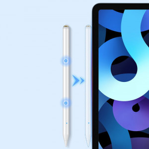 Капацитивна писалка за тъч скрийн CHOETECH за iPad бяла - Img 6
