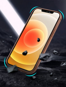 Кожен гръб с джоб за карти NILLKIN Aoge - iPhone 12 mini черен - Img 7
