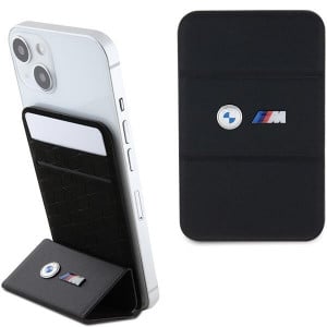 Магнитен джоб за карти със стойка BMW M Edition Collection BMWCSMMPGK MagSafe черен - Img 1