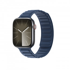 Магнитна каишка DUX DUCIS BL - Apple Watch 41mm Series 9 / 41mm Series 8 / 41mm Series 7 / 40mm Series 6 / 40mm SE / 40mm Series 5 / 40mm Series 4 / 38mm Series 3 / 38mm Series 2 / 38mm (1st gen) син - Img 1