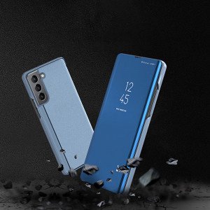 Огледален калъф тип книга Clear View - Samsung Galaxy S22+ розов - Img 8