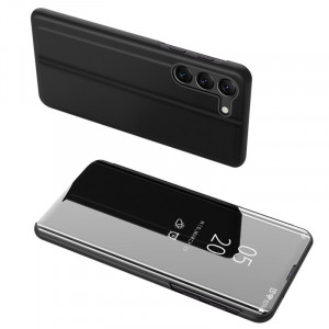 Огледален калъф тип книга Clear View - Samsung Galaxy S23+ черен - Img 1