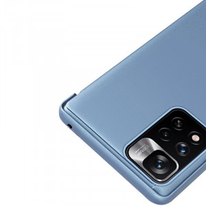 Огледален калъф тип книга Clear View - Xiaomi Redmi Note 11 / 11S черен - Img 3