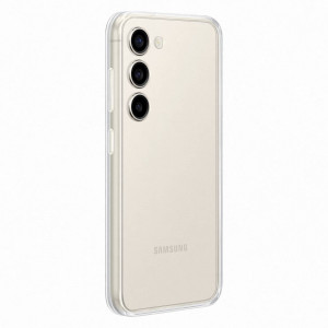 Оригинален гръб със сменяема пластина с джоб за карта SAMSUNG Frame (EF-MS911CWEGWW) - Samsung Galaxy S23 бял - Img 4