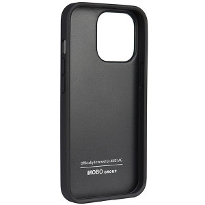 Оригинален гръб AUDI Synthetic Leather AU-TPUPCIP13P-TT / D1-BK - iPhone 13 Pro черен - Img 4