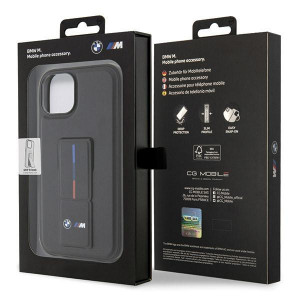 Оригинален гръб BMW Grip Hot Stamp - iPhone 13 / 14 / 15 черен - Img 8