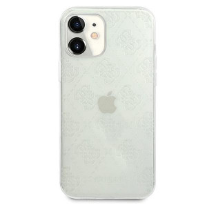 Оригинален гръб GUESS 3D Pattern GUHCP12S3D4GTR - iPhone 12 mini прозрачен - Img 3