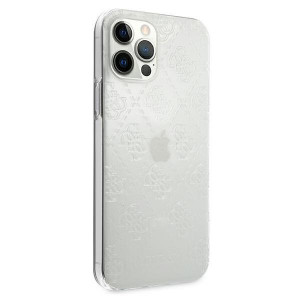 Оригинален гръб GUESS 4G 3D Pattern GUHCP12M3D4GTR - iPhone 12 / 12 Pro прозрачен - Img 4