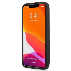Оригинален гръб GUESS 4G Big Metal Logo GUHCP13X4GMGGR - iPhone 13 Pro Max сив - Img 5
