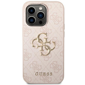 Оригинален гръб GUESS 4G Big Metal Logo - iPhone 15 Pro розов - Img 3