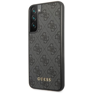 Оригинален гръб GUESS 4G Metal Gold Logo GUHCS23SG4GFGR - Samsung Galaxy S23 сив - Img 2