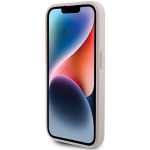 Оригинален гръб GUESS 4G Metal Gold Logo - iPhone 15 Pro розов - Img 5