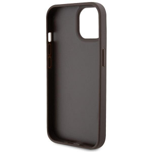 Оригинален гръб GUESS 4G Metal Logo с презрамка GUHCP15MP4TDSCPW - iPhone 15 Plus кафяв - Img 8