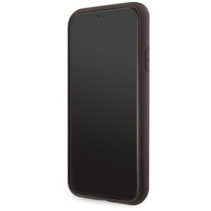 Оригинален гръб GUESS 4G Printed Stripe MagSafe GUHMN61P4RPSW - iPhone 11 кафяв - Img 5