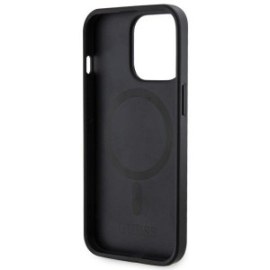 Оригинален гръб GUESS 4G Printed Stripe MagSafe GUHMP13XP4RPSK - iPhone 13 Pro Max черен - Img 7