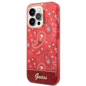 Оригинален гръб GUESS Bandana Paisley GUHCP14XHGBNHR - iPhone 14 Pro Max червен - Img 2