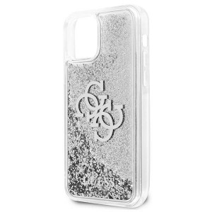 Оригинален гръб GUESS Big Liquid Glitter GUHCP12LLG4GSI - iPhone 12 Pro Max сребрист - Img 6