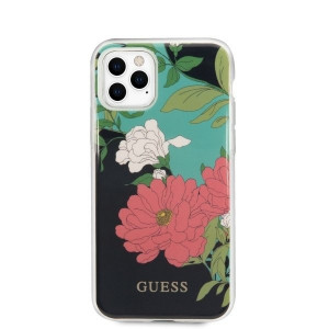 Оригинален гръб GUESS Flower GUHCN58IMLFL01 - iPhone 11 Pro черен - Img 3