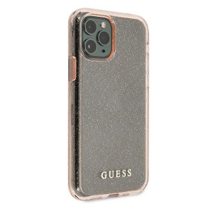 Оригинален гръб GUESS Glitter GUHCN65PCGLPI - iPhone 11 Pro Max розово злато - Img 11