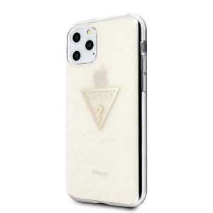 Оригинален гръб GUESS Glitter Triangle GUHCN58SGTLGO - iPhone 11 Pro златист - Img 6