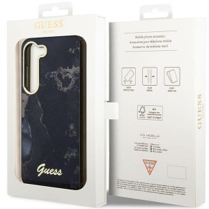 Оригинален гръб GUESS Golden Marble GUHCS23SHTMRSK - Samsung Galaxy S23 черен - Img 8