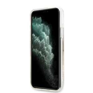 Оригинален гръб GUESS Gradient Liquid Glitter Circle Logo GUHCN58LGIRGP - iPhone 11 Pro бял - Img 11
