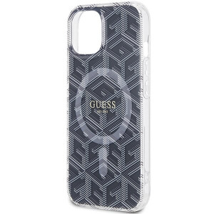 Оригинален гръб GUESS IML GCube MagSafe - iPhone 15 Plus / 14 Plus черен - Img 6